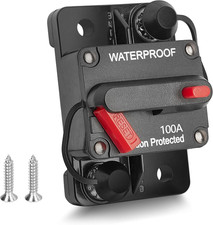 Waterproof 100Amp Circuit Breaker for Boat Trolling Motor Marine ATV