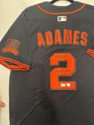 Willy Adames San Francisco Giants INSCRIBED Signed Fanatics Under