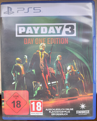 Payday 3 PS5 day one edition