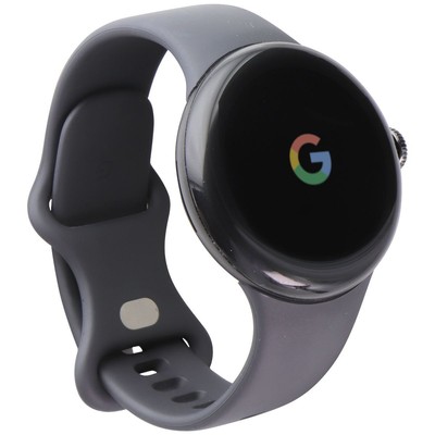 Google Pixel Watch 2 Matte Black Smartwatch with Obsidian Active 