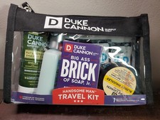 Duke Cannon Supply Co. Handsome Man 7-Pc. Travel Kit NEW Brick Bloody Knuckles