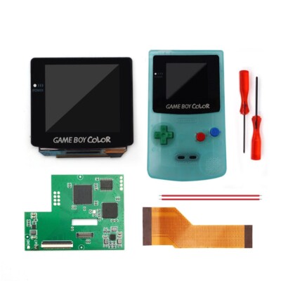 AMOLED Touch OLED Laminated Screen Kit For Game Boy Color GBC w/Custom New Shell