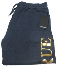 True Religion Loungewear Men's Navy Blue True Side Hit French Terry Jogger SizeL