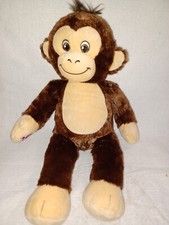 Build A Bear Workshop Monkey Brown and Tan Plush Stuffed Animal