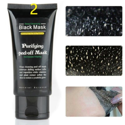 Purifying Acne Peel-off Mask  Facial Cleansing Blackhead Remover Charcoal 2 PACK