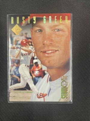 Rusty Greer 1996 Leaf Studio Gold One OF Five Hundred Rangers #97 1/500