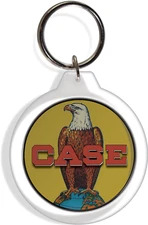 Case Garden Farm Tractor Keychain Keyring yard lawn mower part FOB Hook Part