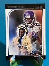 2024 Panini Score Men Of Canton # 14 Randy Moss Minnesota Vikings Football Card
