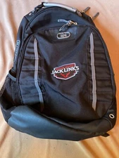 Ogio Laptop / Travel Backpack Black and Gray w/ Jack Links Embroidery