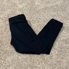 Children  s place pants black sz 6 inseam 19  