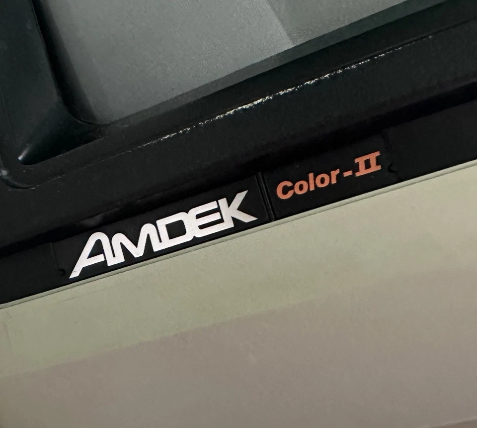 Amdek Color Display Monitor Color-II Model Untested AS IS See All Pictures - Image 3 of 4