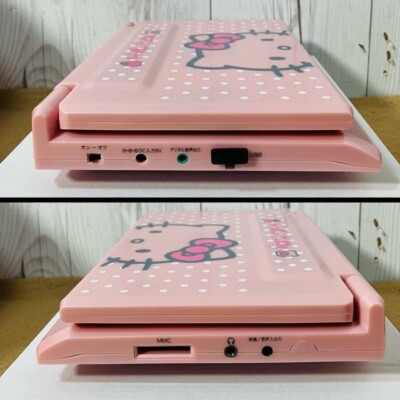 HELLO KITTY ポータブルDVDプレーヤー Hello Kitty Portable Dvd Player Kids Travel Entertainment