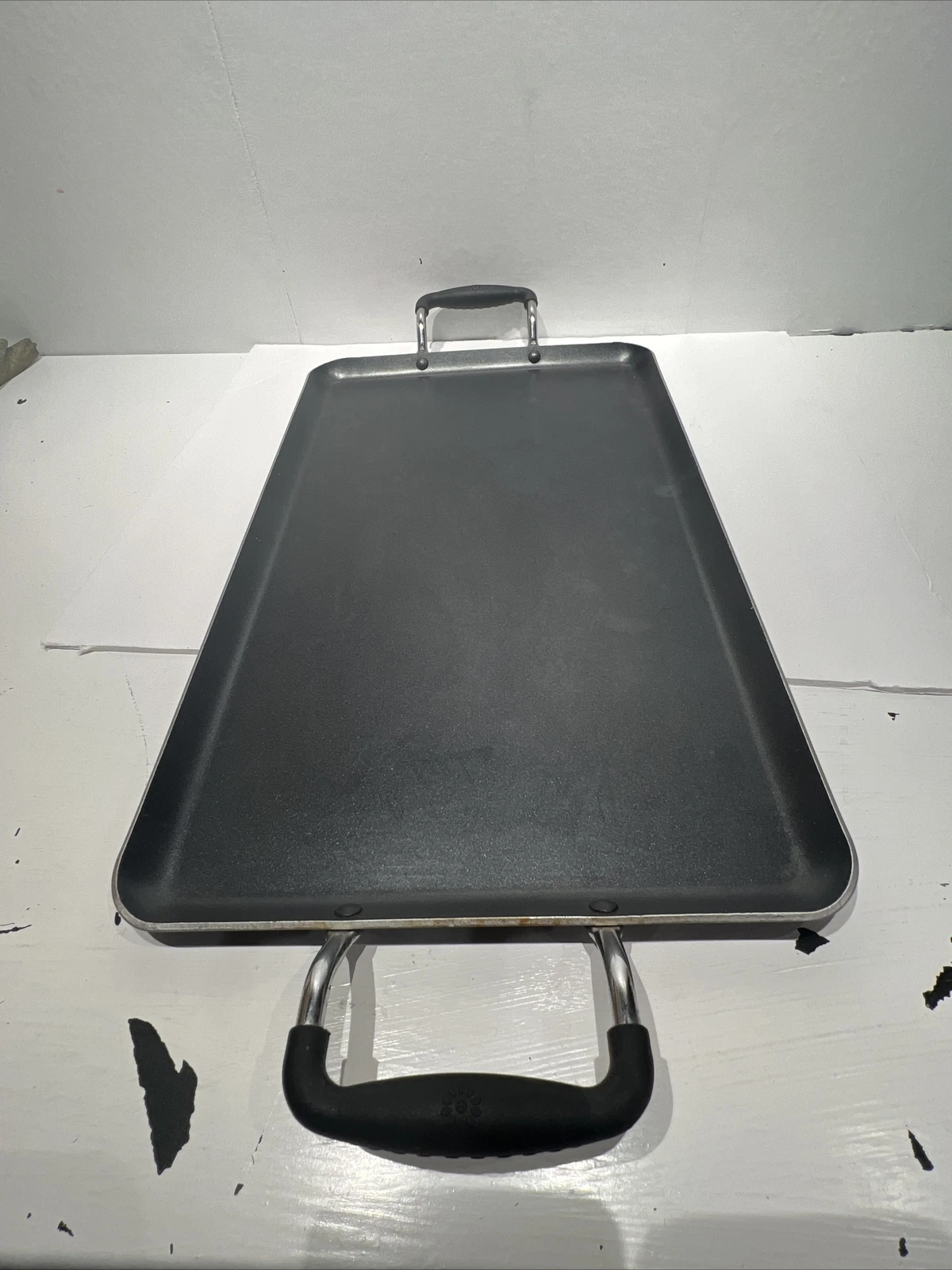 Ecolution Artistry 12" x 18" Double Burner Griddle, Black Freeshipping
