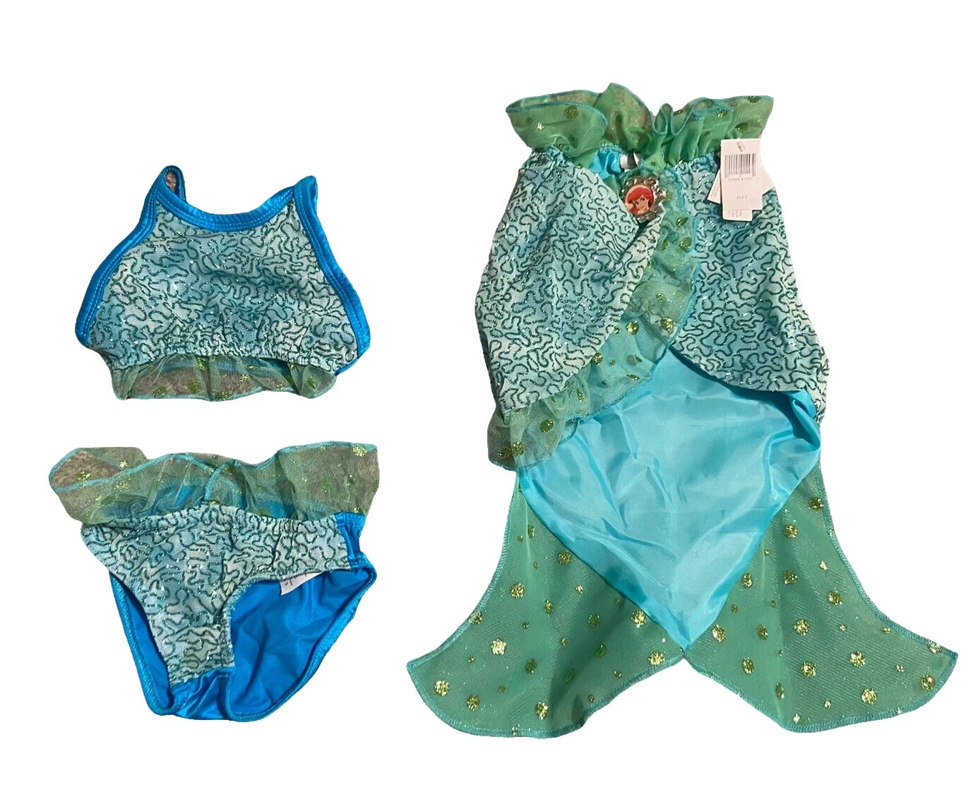 Mermaid Disney Complete Outfit Costumes