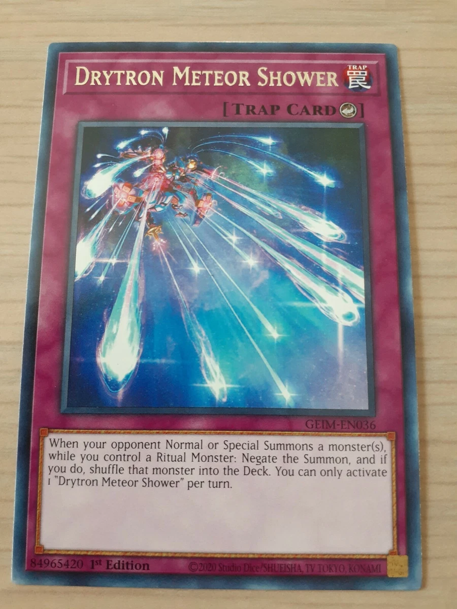 Drytron Meteor Shower - Rare - GEIM-EN036 - Yu-Gi-Oh! - 1st Edition | eBay