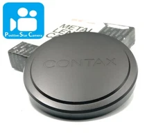 🎦VIDEO👀✨Unused✨ Contax Metal Lens Cap Black 89mm K-84 From JAPAN