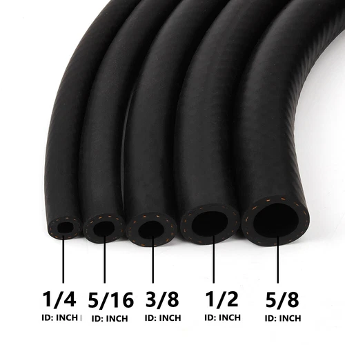 Fuel Line Hose Gas Lines Rubber NBR Push on Hose 5/32" 1/4" 5/16" 3/8" 1/2" 5/8" - Picture 5 of 20