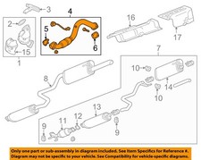 GM OEM 12-18 Sonic Exhaust System Exhaust Components-Front Pipe 95129306