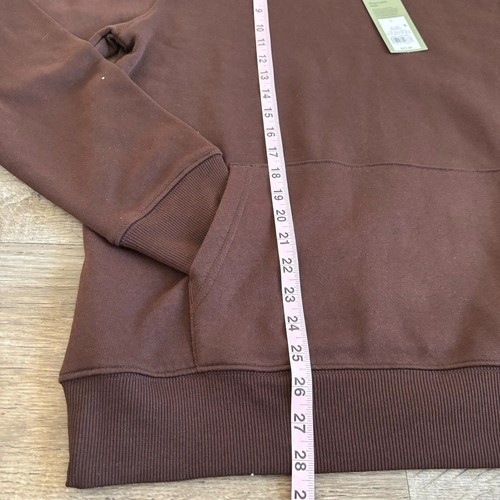 Goodfellow & Co Herren Baumwollfleece Kapuzenpullover - Braun Größe L - Bild 8 von 8