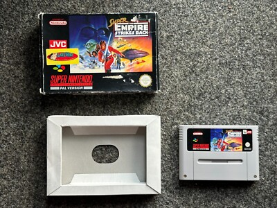 Super Nintendo SNES Spiel Super Star Wars The Empire Strikes Back  in OVP NOE