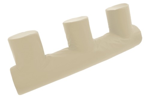 E-Roll Leg Positioner - Medium Leg Positioning Aid - Wipe Clean - Blue/Cream - Picture 4 of 7