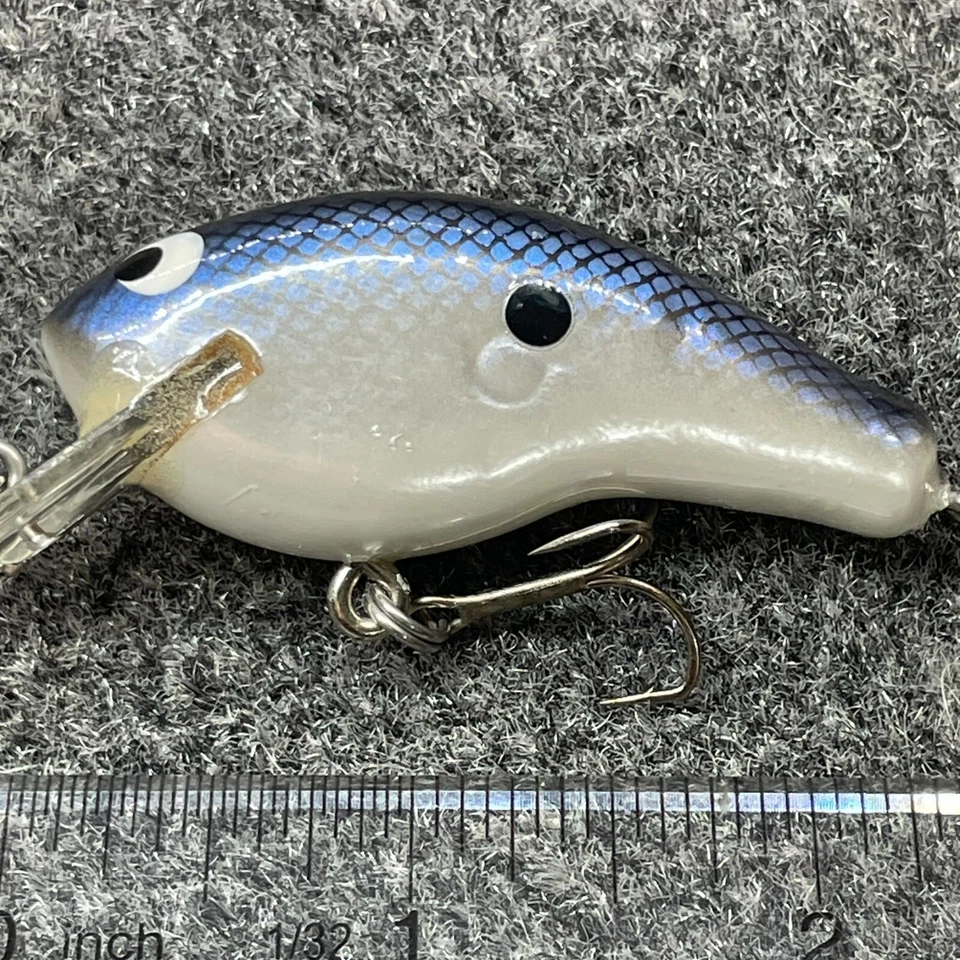 Davis Bait Co Fishco Rattling Crankbait Handmade Balsa Fishing Lure 2.5" - Image 4 of 4