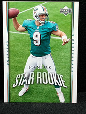John Beck 2007 NFL Upper Deck STAR ROOKIE Card DOLPHINS #291