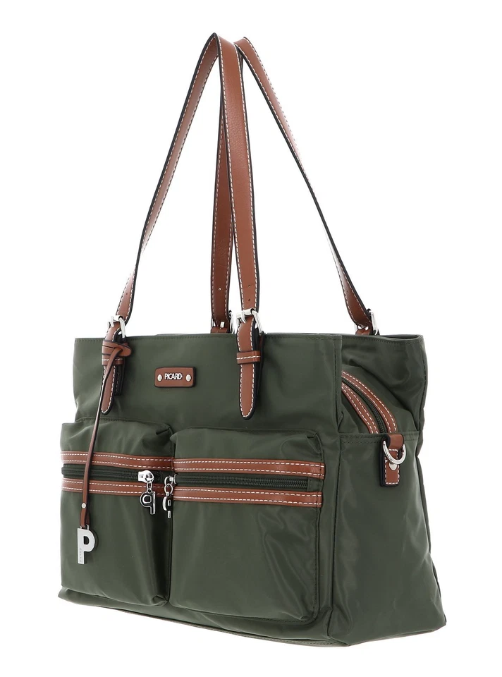 PICARD Sonja Shopper M Schultertasche Tasche Pesto dunkelgrün Neu - Bild 2 von 4