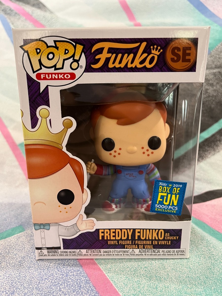 Freddy Funko as Chucky Pop Vinyl 5000 PCS 2019 Box of Fun