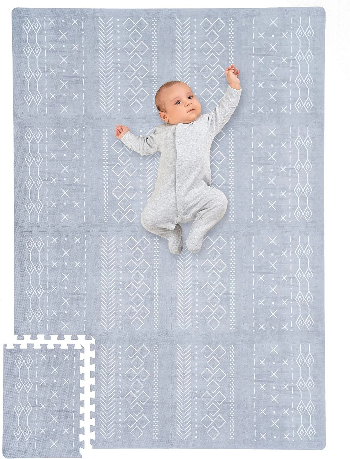 Baby Foam Play Mat Floor Tiles for Kids Puzzle Piece Mat 5.6x4ft