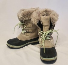 Northside Katie Polar Grey / Black Waterproof Insulated Boot Youth Size 2