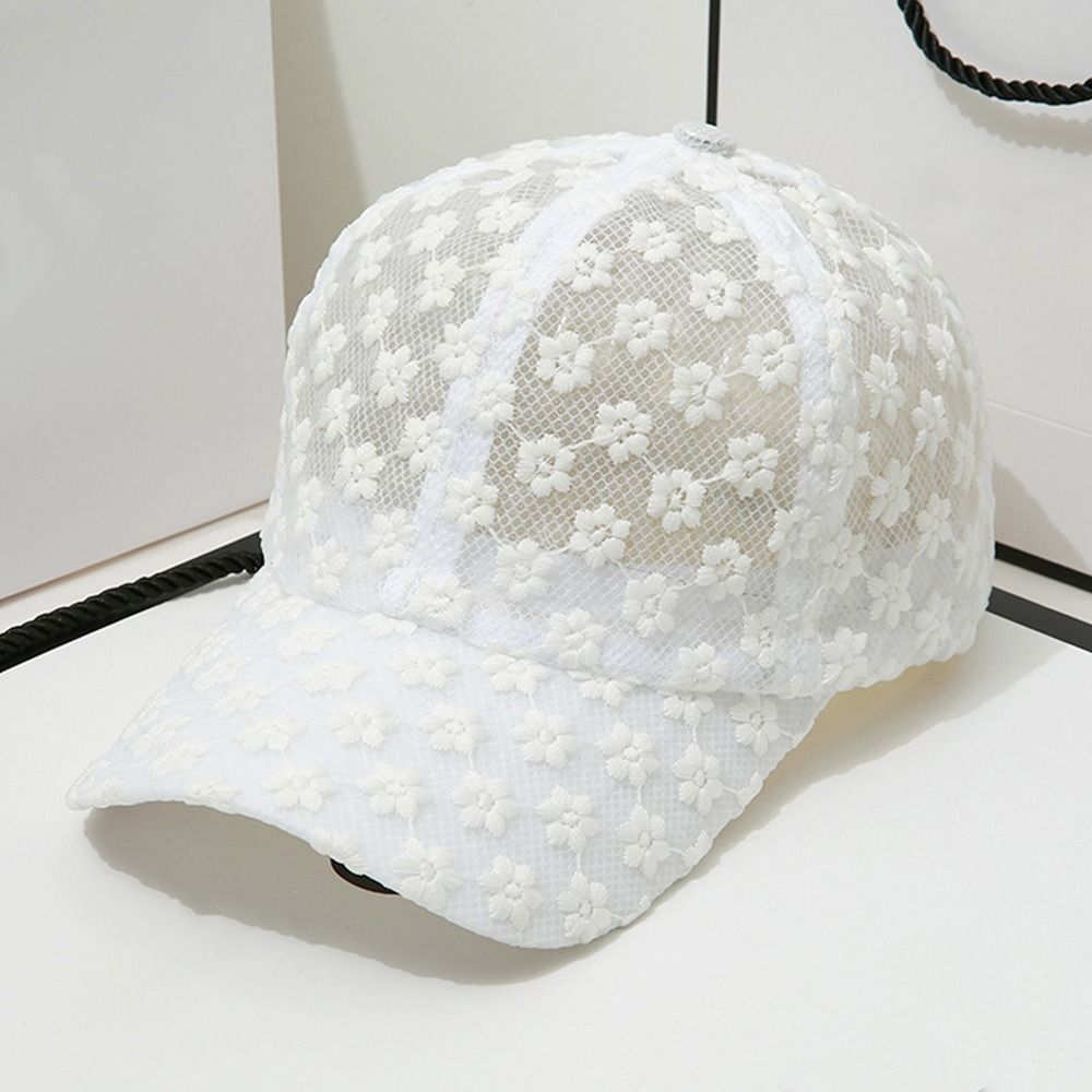 APL Berretto baseball pizzo fiore traspirante cappello da sole cavo protezione solare cappuccio