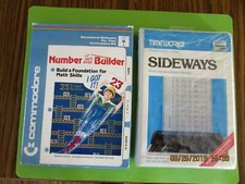 FOR SALE: TIMEWORKS SIDEWAYS,  NUMBER BUILDER FOR COMMODORE 64/128, 1 LOT NOS