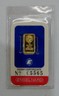 Engelhard - 1 Gram 999.9 Fine Gold Bar - Sealed w/ Assay Card