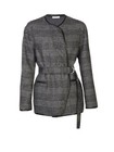 <!--F#f_0-->Skin & Threads Wool HERRINGBONE JACKET Size 3 Large RRP $495<!--F/-->