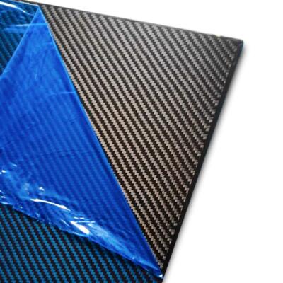 Carbon Platte 0,5mm - 3mm / CFK Kohlefaser / Voll Carbon / Größe wählbar DHL