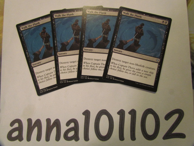 Walk The Plank X4 M Nm Magic The Gathering Mtg Ixalan