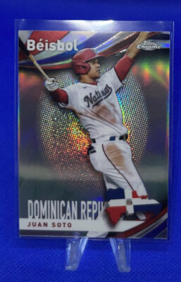 2021 Topps Chrome Juan Soto Beisbol Dominican Republic