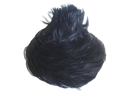 Vintage 1950s Pheasant Feather Fascinator Iridescent Retro  display picture 3