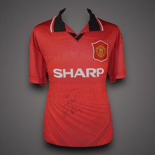 Eric Cantona Signed 1996 Manchester United Private Signing COA &pound;249