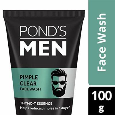 Ponds Men Pimple Clear Oil Control Face Wash 100g Helps Prevent Acne & Pimples