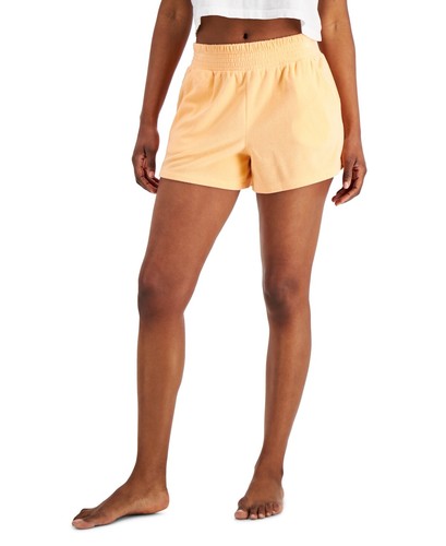 Jenni Women's Smocked-Waist Terry Cloth Shorts, Created For Comfort, Size S, NWT