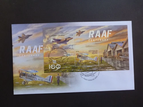 AUSTRALIA 2021 100th ANNIVERSARY OF THE RAF MINI SHEET FIRST DAY COVER
