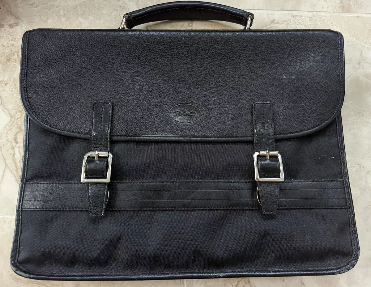 Longchamp leather laptop bag sale