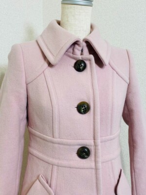 Burberry London BLUE LABEL Dress Coat color Pink Size-36 fashion