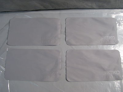 4pcs Seiko Titanium 7''x4'' Microfiber Cleaning Cloths Lenses Glasses Camera LCD +