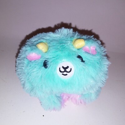 Pikmi Pops Gaffy the Goat Blue Pink Plush Stuffed Animal Kids Toys