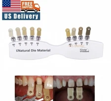 Dental IPS Natural Die Material Shade Guide Ivoclar Vivadent ND1-9 Abutment 1set