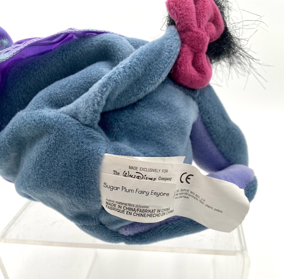 Disney Store Winnie the Pooh Sugar Plum Fairy Eeyore 7??? Plush New Open ...