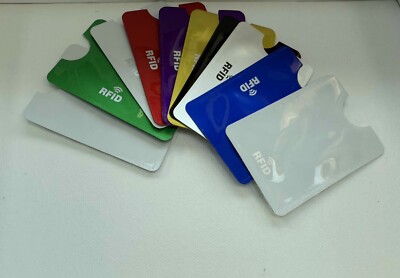 2 X 10 RFID-Blocking Schutzhüllen für Kreditkarten Bankkarten EC Karte Blocker 